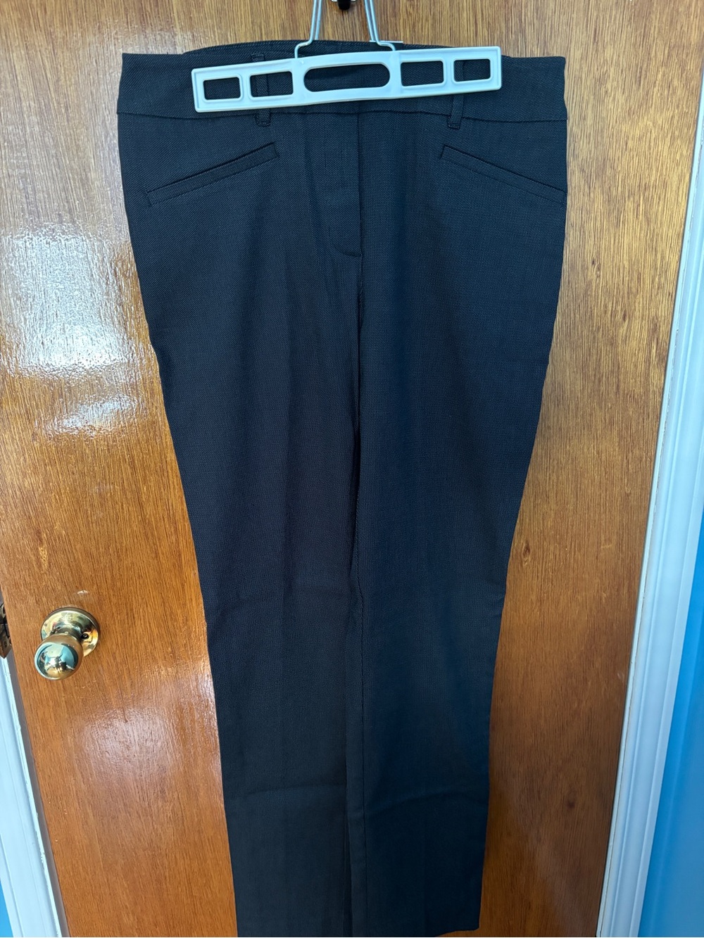 Womens Classic Charcoal Dress Pants